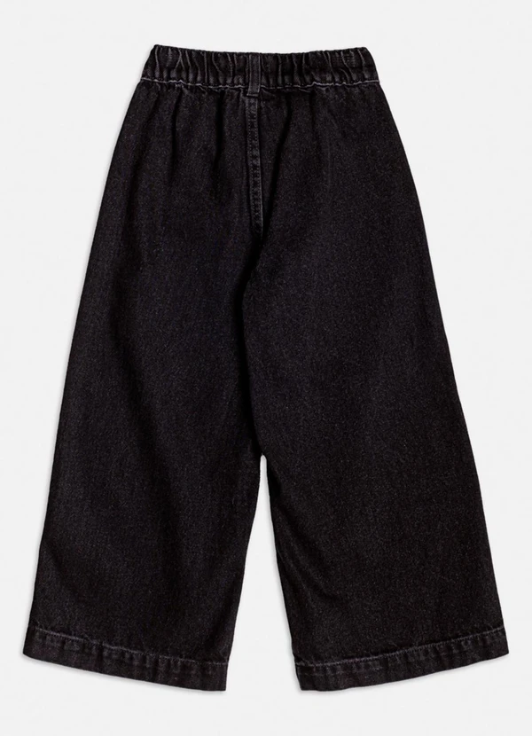 Momi - Calça Jeans Preta com Strass Preto 7