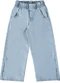 Milli e Nina - Calça Jeans Trancoso com Abertura Lateral Azul - variação: Azul