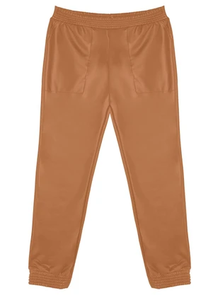 Minty - Calça Jogger Cirre Juvenil Marrom - MINTY