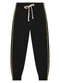 Duduka - Calça Jogger Infantil em Moletom Preto - variação: Preto