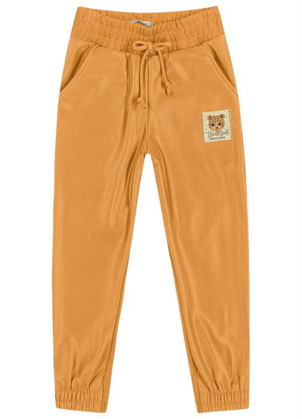 Trick Nick - Calça Jogger Infantil Menina Marrom