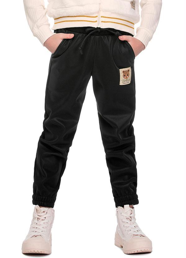 Trick Nick - Calça Jogger Infantil Menina Preto