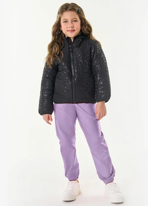 Trick Nick - Calça Jogger Infantil Feminina Roxo - TRICK NICK