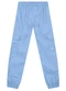 Brandili - Calça Jogger Infantil Menina Salmão - variação: Azul