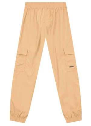 Brandili - Calça Jogger Infantil Menina Bege - BRANDILI