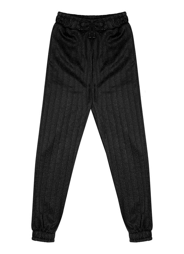 Minty - Calça Jogger Juvenil Feminina Preto