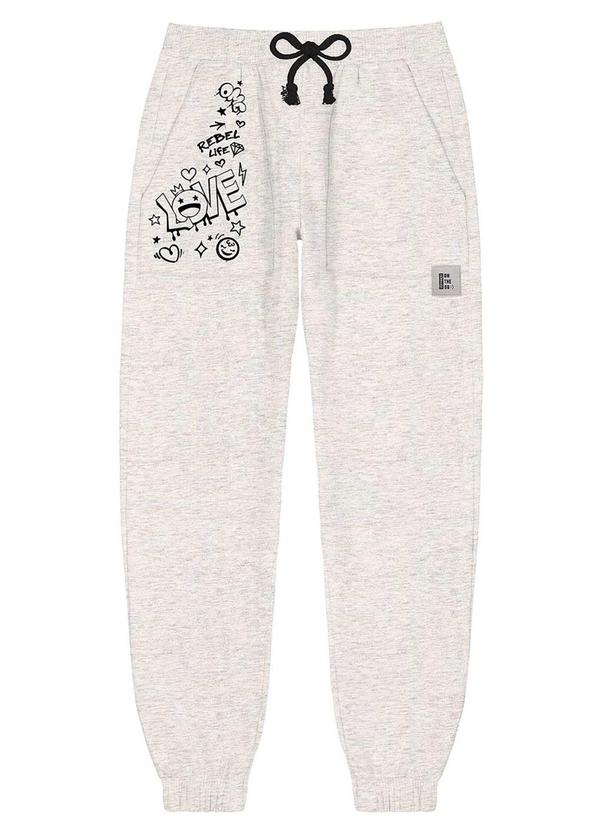Abrange - Calça Jogger Love Cinza