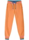 Marisol - Calça Jogger Moletom Infantil  Verde - variação: Laranja