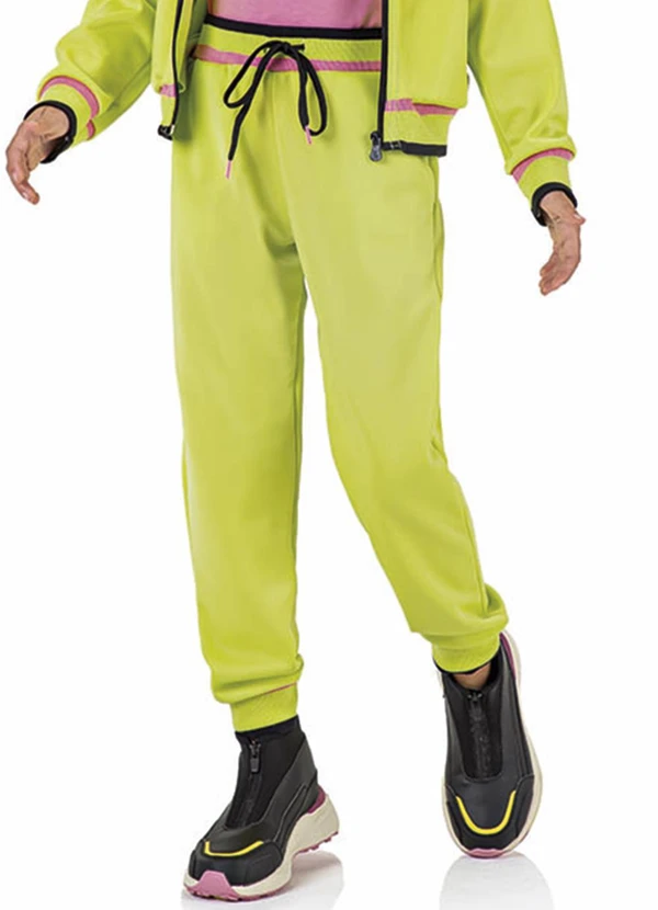 Marisol - Calça Jogger Moletom Infantil  Verde