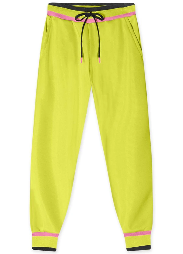 Marisol - Calça Jogger Moletom Infantil Verde 3