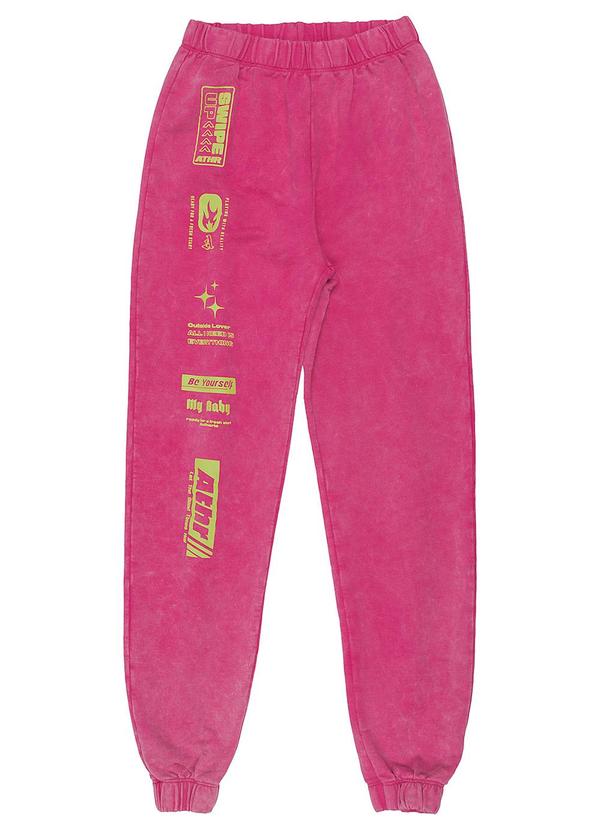 Authoria - Calça Jogger Pink Marmorizado Rosa 3