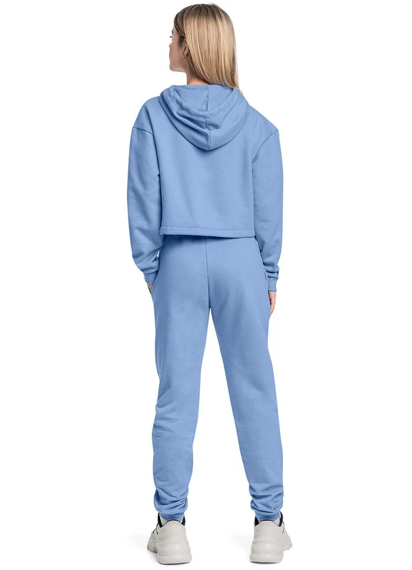 Gloss - Calça Juvenil em Moletom Azul 4