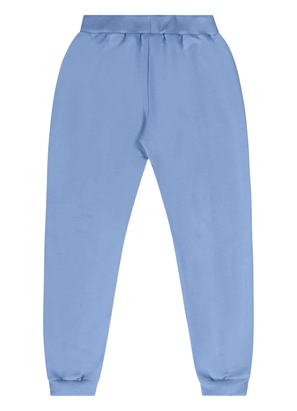 Gloss - Calça Juvenil em Moletom Azul 6