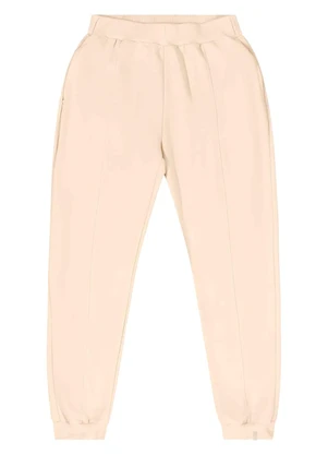 Gloss - Calça Juvenil em Moletom Bege - GLOSS