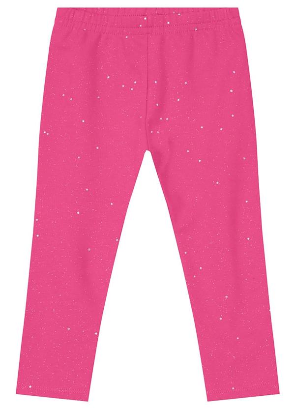 Brandili - Calça Legging Bebê Menina Rosa