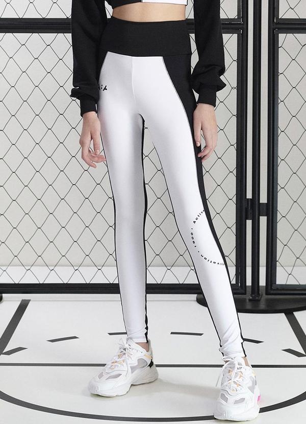 I Am - Calça Legging com Recortes Preto