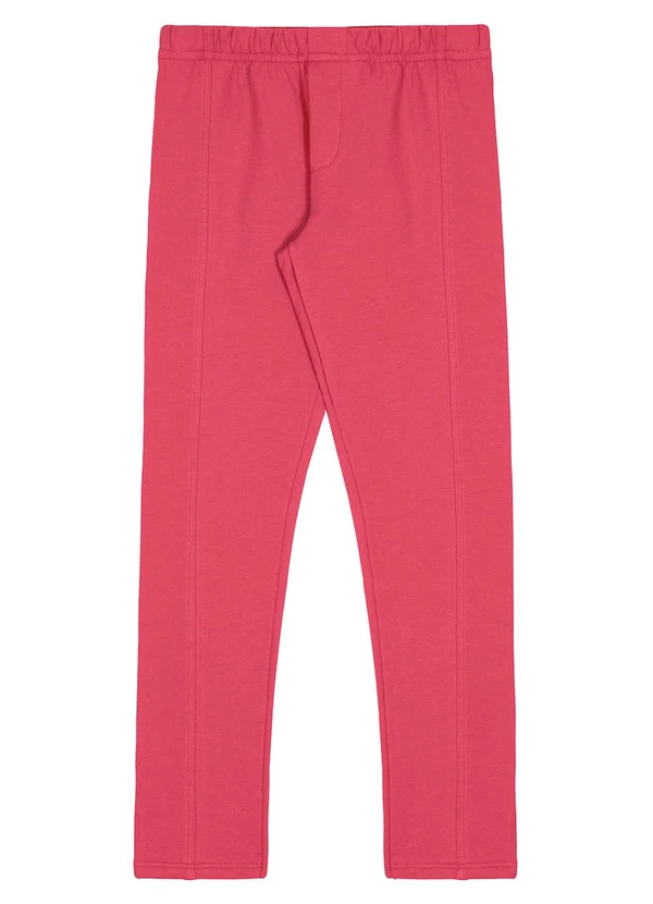 Alakazoo - Calça Legging em Molecotton Felpado Rosa