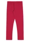 Alakazoo - Calça Legging em Molecotton Felpado Rosa - variação: Vermelho