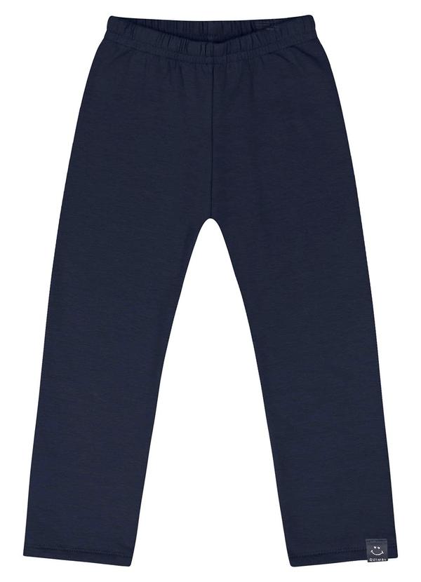 Quimby - Calça Legging em Molecotton Infantil Azul