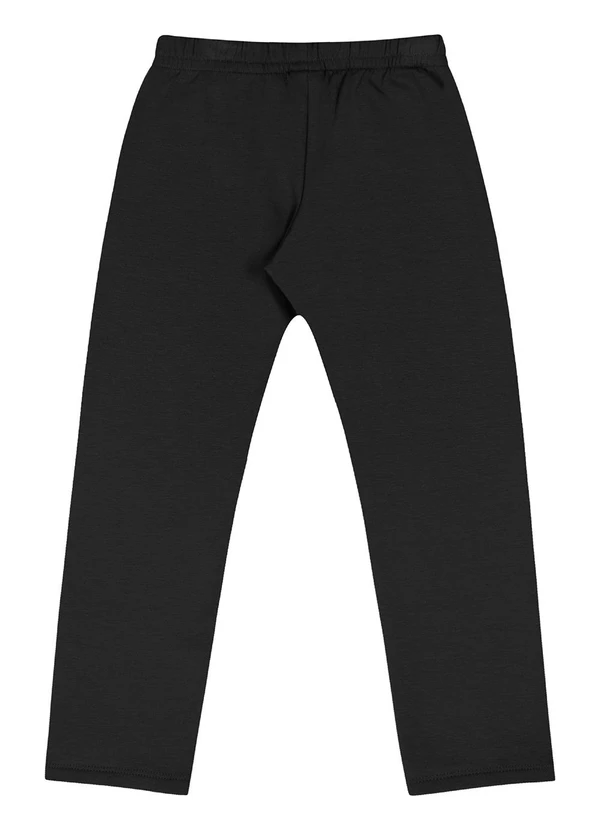 Quimby - Calça Legging em Molecotton Infantil Preto 2