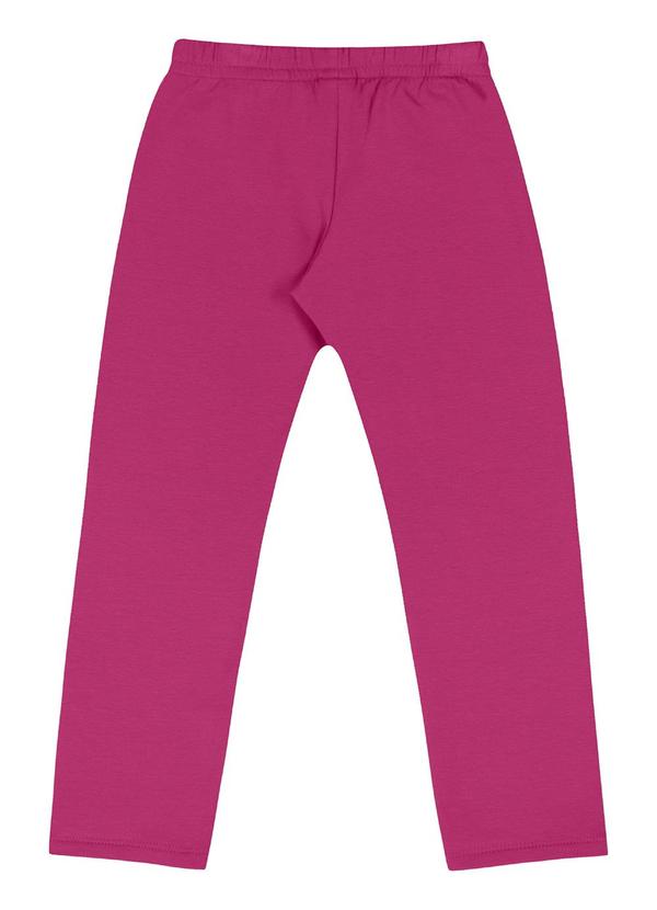 Quimby - Calça Legging em Molecotton Infantil Rosa 2