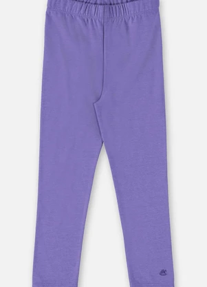 Up Baby - Calça Legging Infantil Cotton Roxo - UP BABY