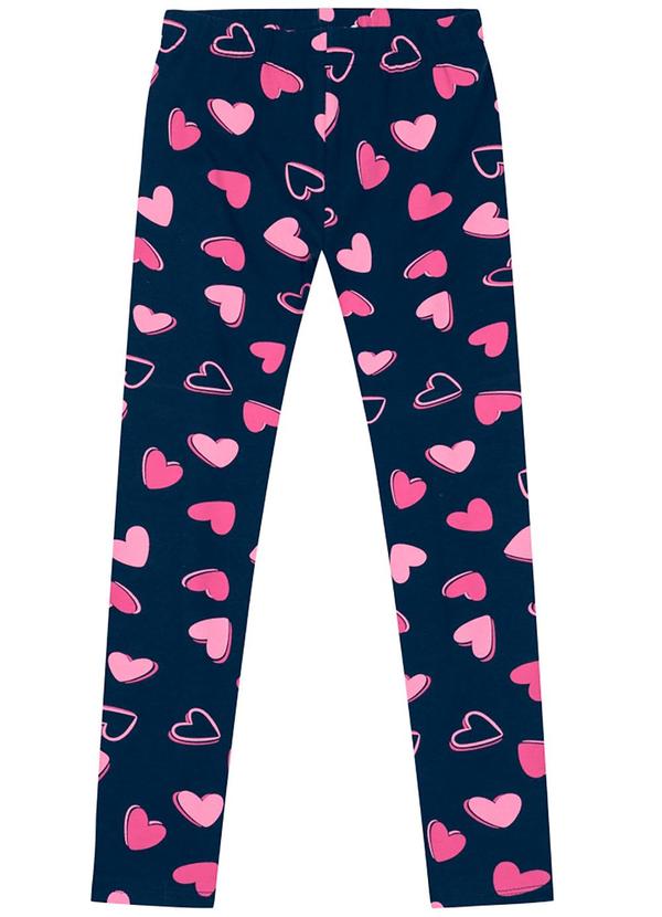 Brandili - Calça Legging Infantil Menina Azul