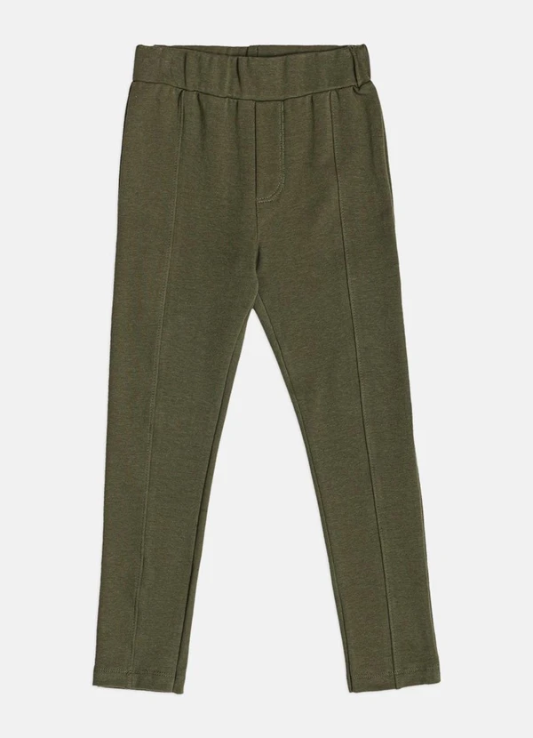 Momi - Calça Legging Infantil Menina com Recorte