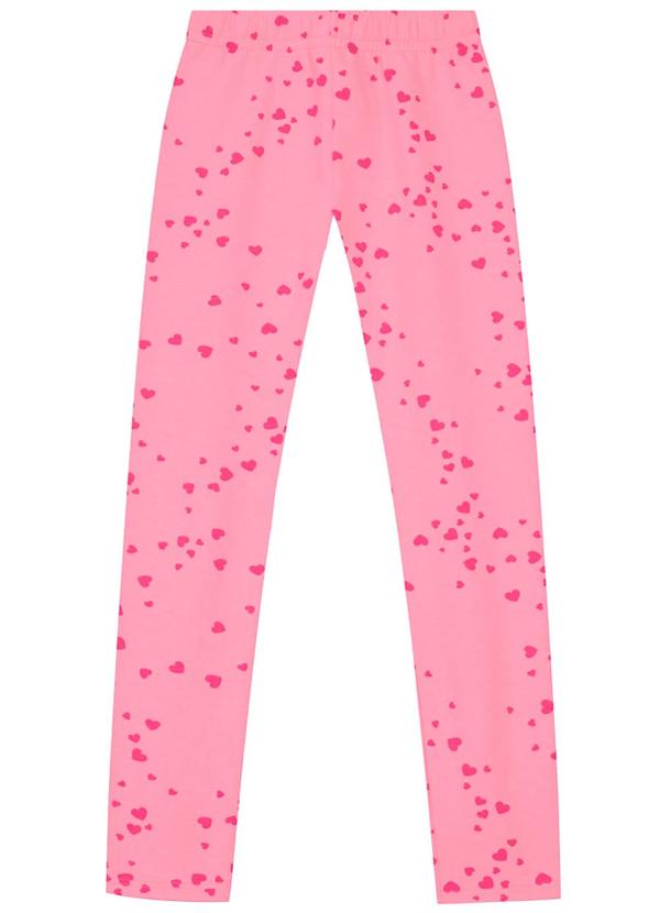 Brandili - Calça Legging Infantil Menina Rosa