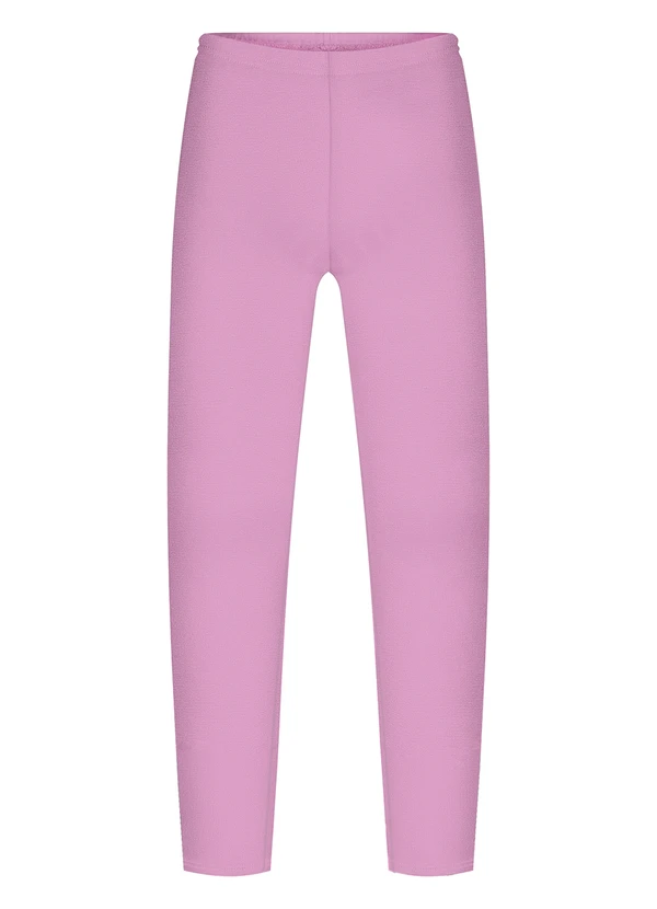 Alakazoo - Calça Legging Menina em Malha Cotton Rosa