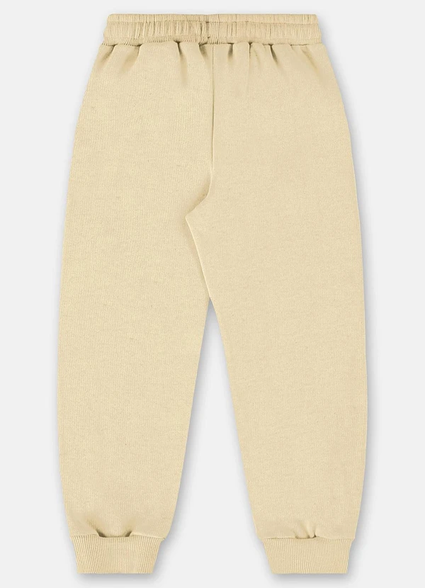 Up Baby - Calça Menina em Moletom Amarelo 2