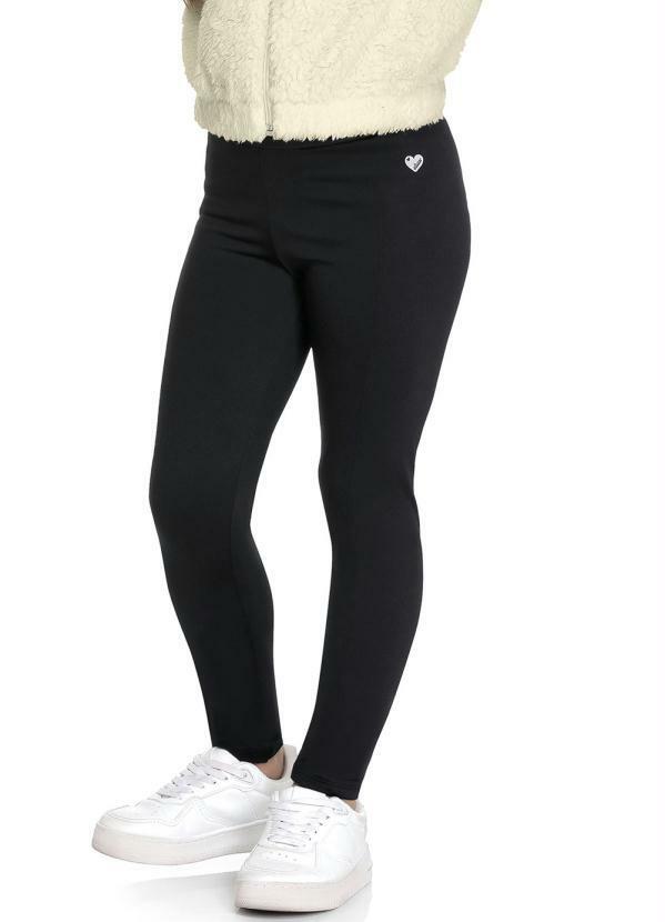 Elian - Calça Menina Legging Preto
