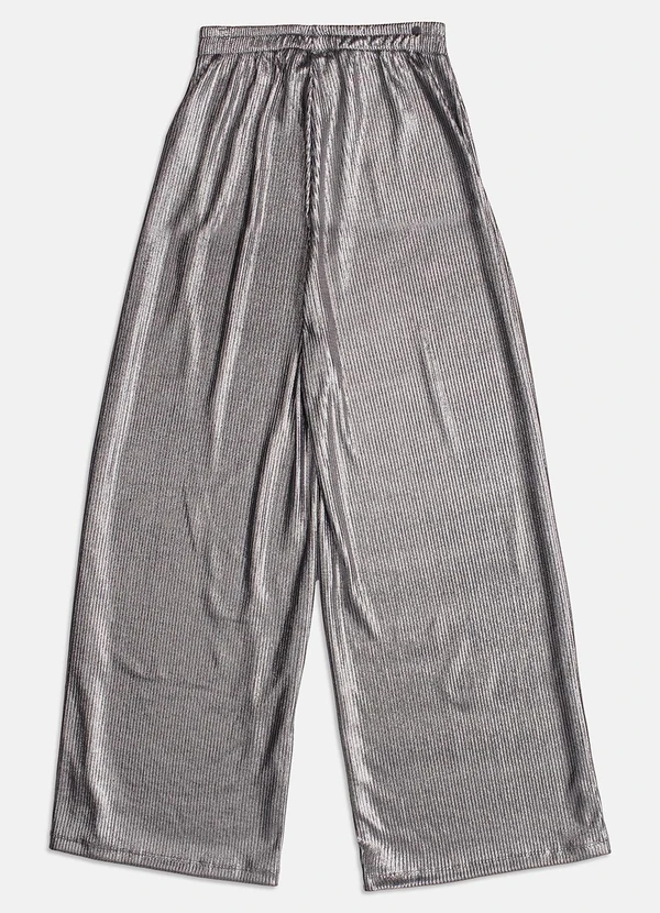 I Am - Calça Metalizada Prata Prata 3