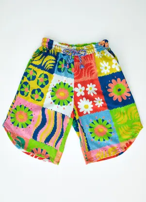 Fábula - Calça Midi Malha Xadrezim - FÁBULA