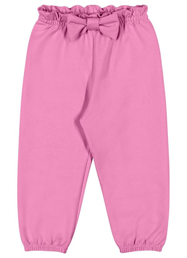 Alenice - Calça Molecotton Jeans Menina Rosa 1