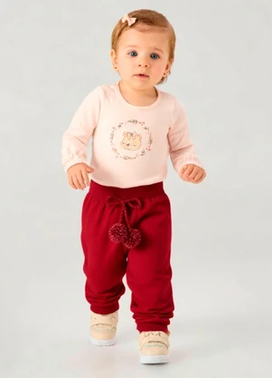Pulla Bulla - Calça Molecotton Vermelho - PULLA BULLA