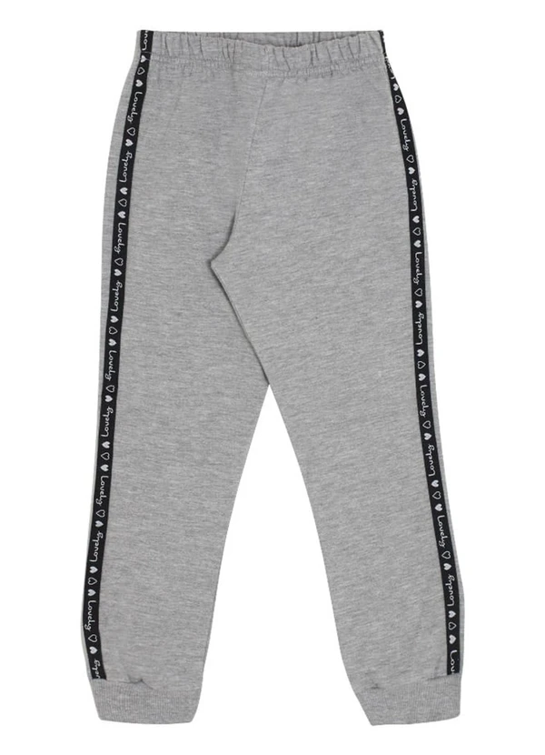 Pulla Bulla - Calca Moletinho MeninaCinza