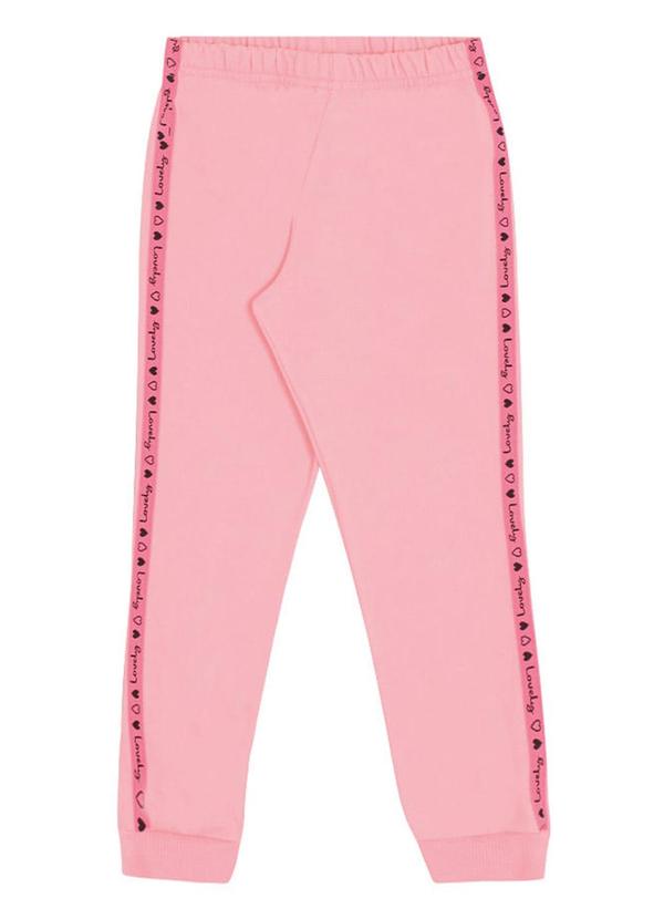 Pulla Bulla - Calca Moletinho MeninaRosa