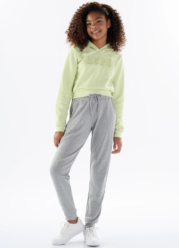 Pulla Bulla - Calca Moletinho Visco Cinza 2