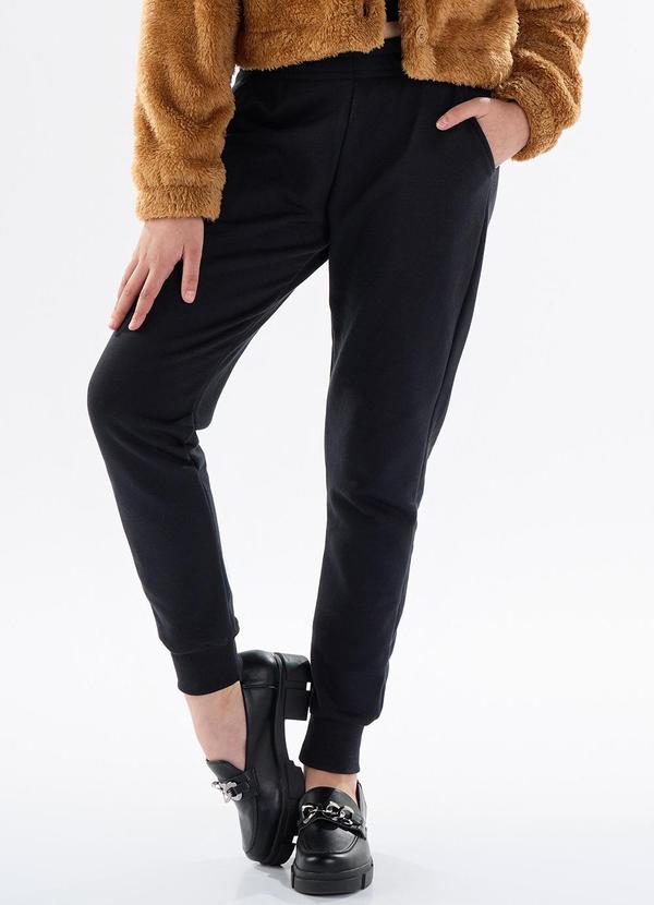 Pulla Bulla - Calca Moletom Basica Preto