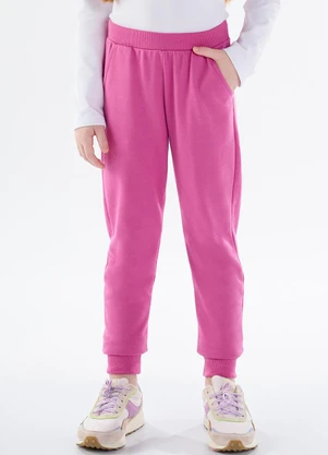 Pulla Bulla - Calca Moletom Basico Rosa - PULLA BULLA