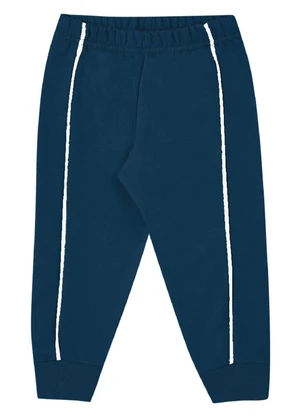 Pulla Bulla - Calca Moletom Menina Azul - PULLA BULLA