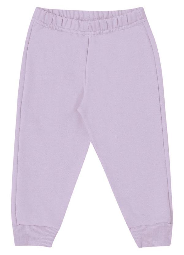 Pulla Bulla - Calca Moletom Menina Roxo