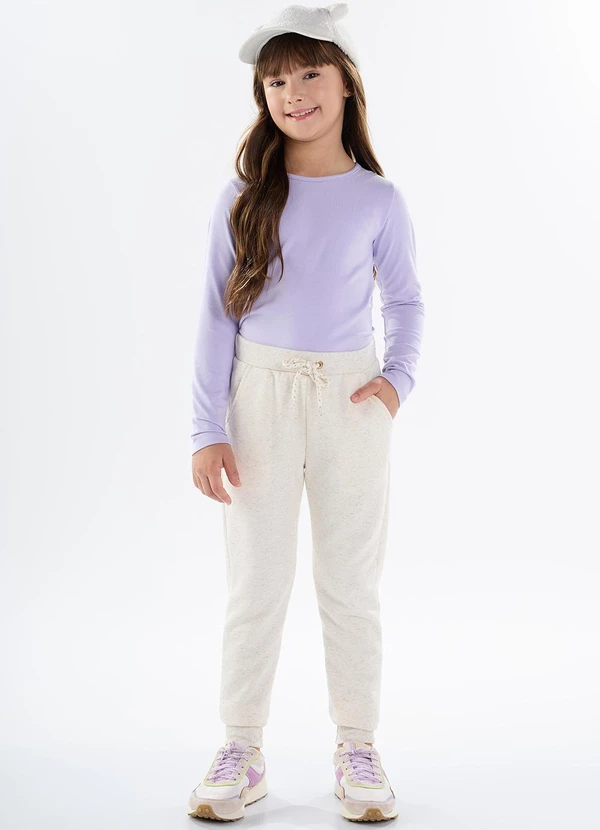 Pulla Bulla - Calca Moletom Linho Bege 2