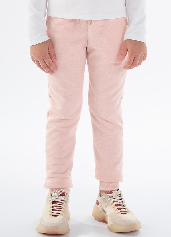 Pulla Bulla - Calca Moletom Linho Rosa