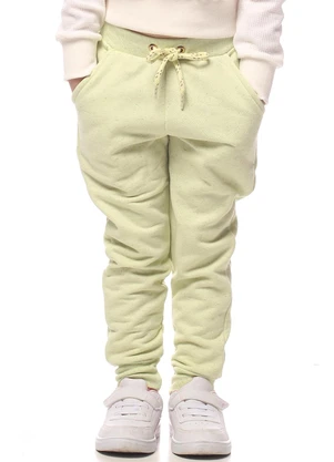 Pulla Bulla - Calca Moletom Linho Verde - PULLA BULLA