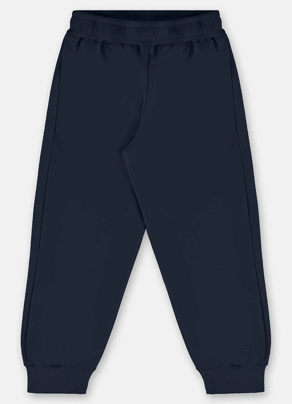 Up Baby - Calça Moletom Menina Azul