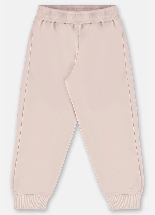 Up Baby - Calça Moletom Menina Rosa