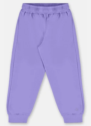 Up Baby - Calça Moletom Menina Roxo - UP BABY