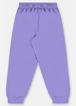 Up Baby - Calça Moletom Menina Roxo - UP BABY
